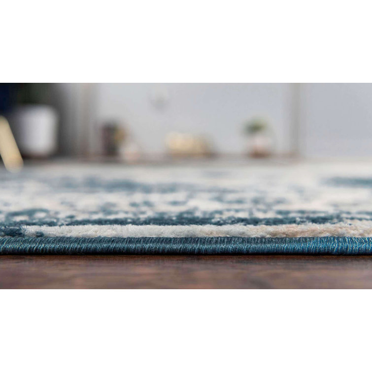 Mistana™ Brandt Oriental Blue Area Rug & Reviews Wayfair